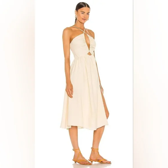 LPA Adalia Dress in Cream - Picture 3 of 13